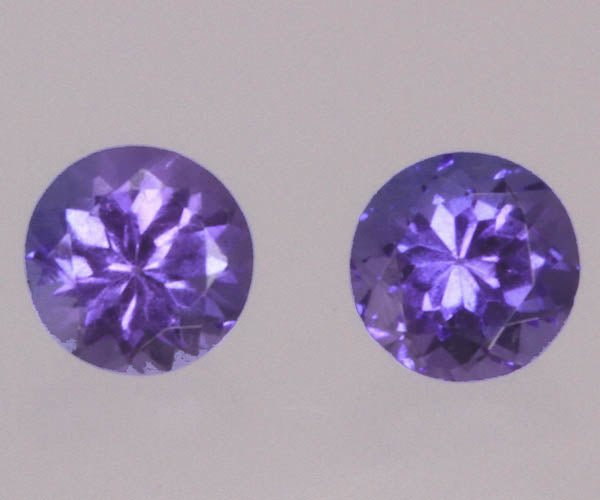 Tanzanite Pair .60 Carat BVI Color