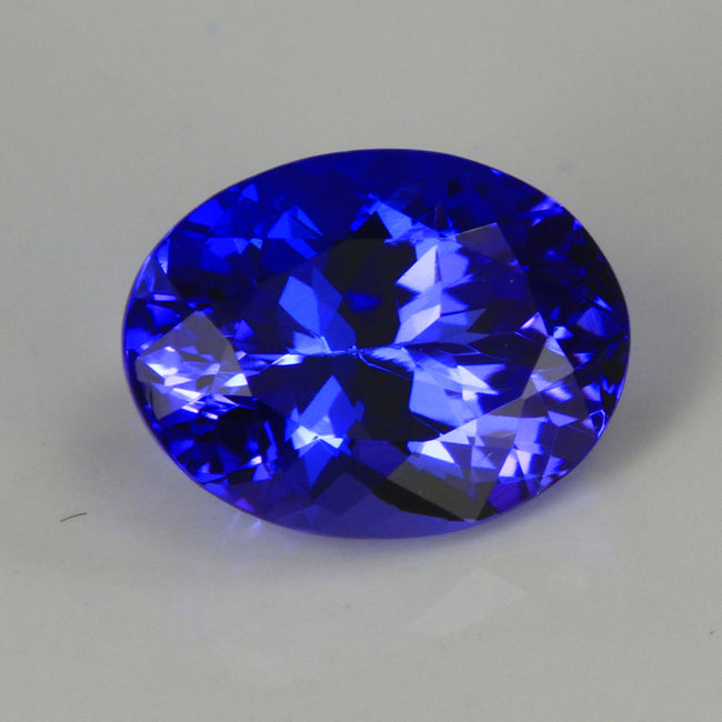 Tanzanite Oval 1.94 Carats With Stronger Blue Coloration