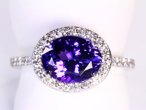 Goldilocks Tanzanite and Diamond Ring