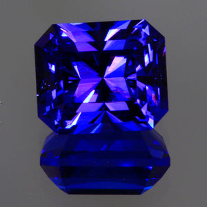 Exceptional Brilliant Style Emerald Cut Tanzanite 3.84 Carats