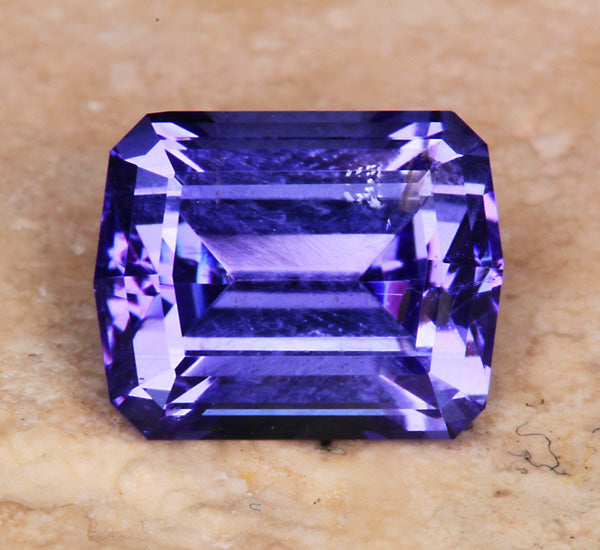 Emerald Cut Tanzanite Gem 3.03 Carat BVV Color
