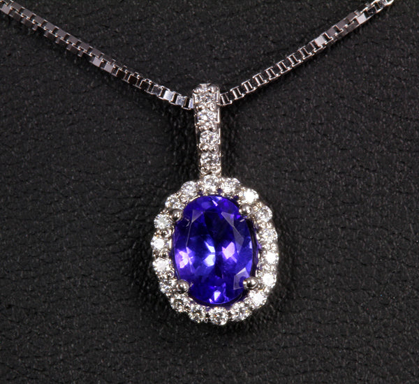 Tanzanite Pendant .77 Carat 