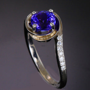 Tanzanite Ring by Christopher Michael