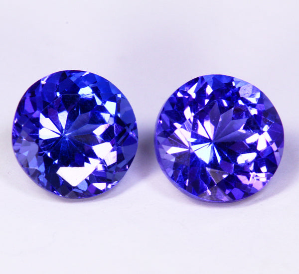 Tanzanite Pair 1.53 Carat VBV Color