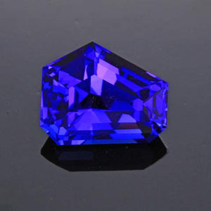Blue Violet Stepped Polygon Tanzanite
