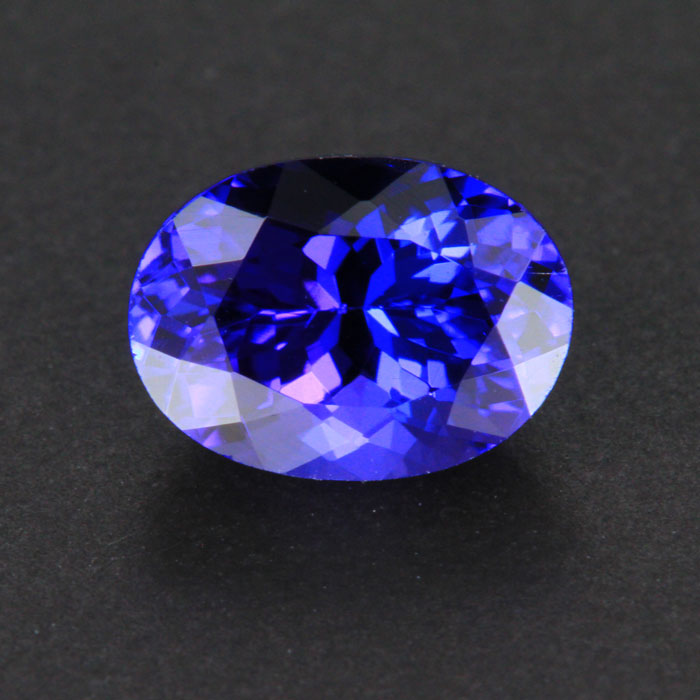 Violet Blue Oval Tanzanite Gemstone 1.67 Carats