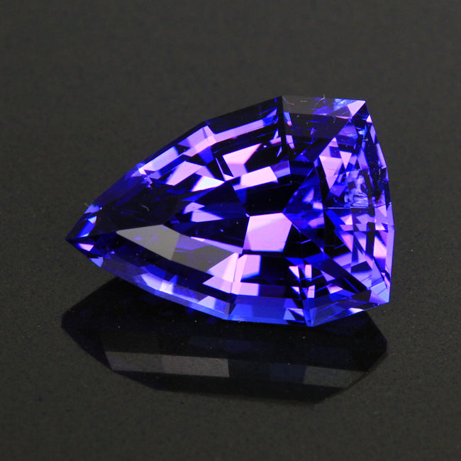 6.55 Carats Stepped Shield Tanzanite