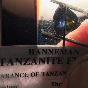 Stepped Trilliant Tanzanite Gemstone 5.82 Carats