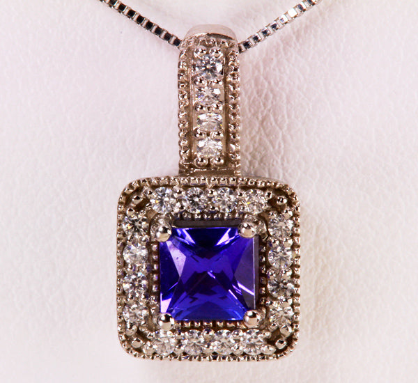 Tanzanite Pendant .58 Carat BVV Color