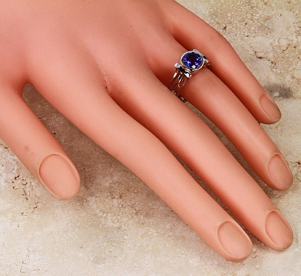 Tanzanite Ring Designed By Christopher Michael 1.71 Carat