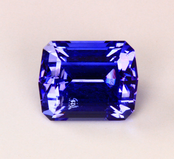 Emerald Cut Tanzanite Gem 3.03 Carat BVV Color