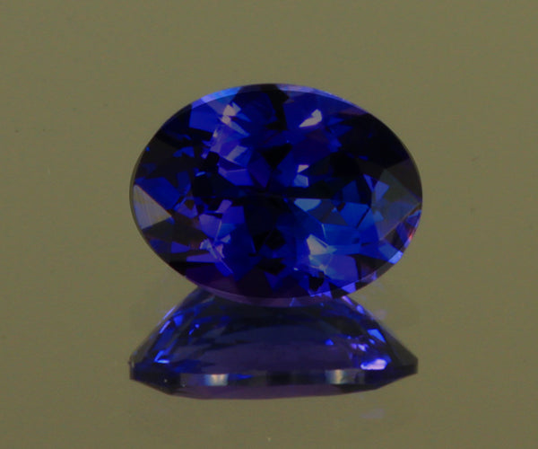 Tanzanite Oval 8x6 Millimeter with Exceptional Blue Violet Color