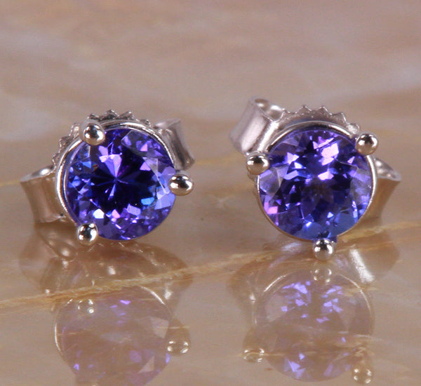 Tanzanite Earrings .55 Carat