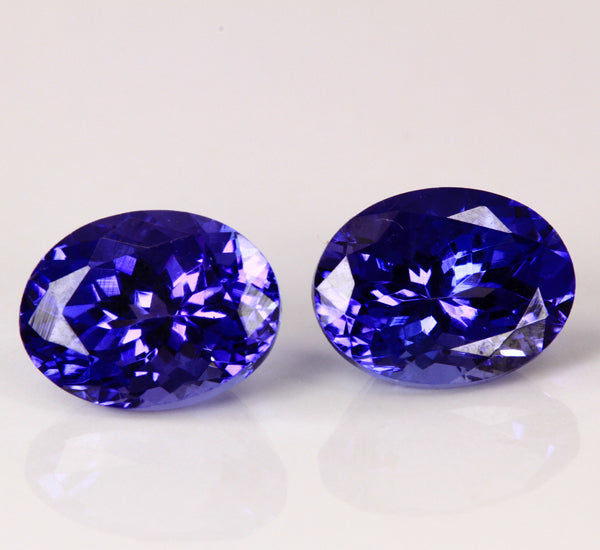 Tanzanite Pair 3.46 Carat BVV Color
