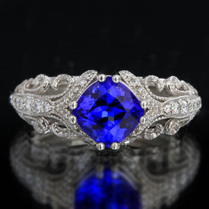 Tanzanite Antique Styled Ring 