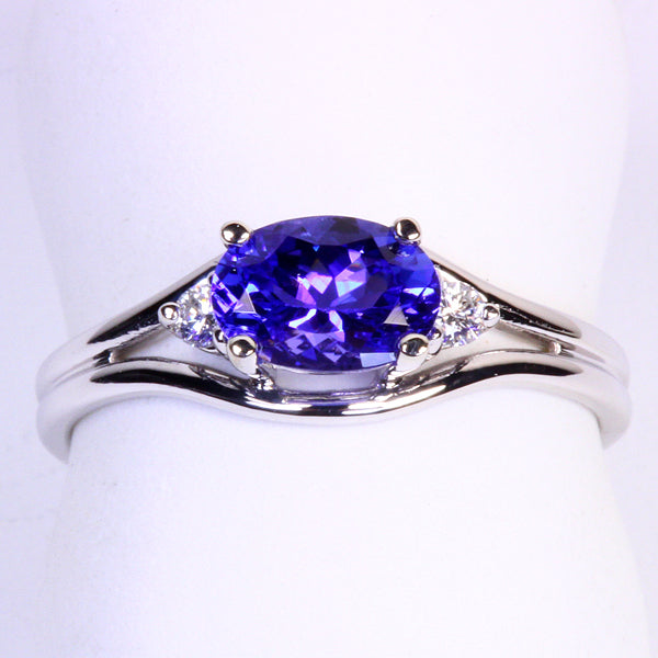 Tanzanite Ring .86 Carat BVV Color