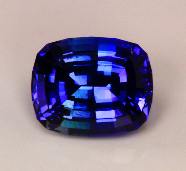 Beautifully Cut Antique Cushion Tanzanite Weighs 5.34 Carats