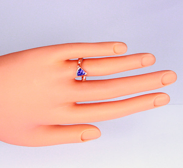 White Gold Tanzanite Ring 1.13 Carats