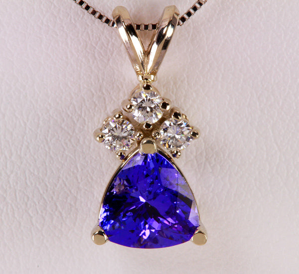 Tanzanite Pendant 1.54 Carat BVV Color