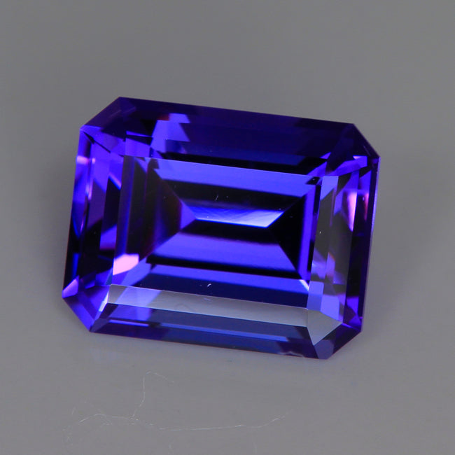 Tanzanite Precision Emerald Cut   2.37 Carats