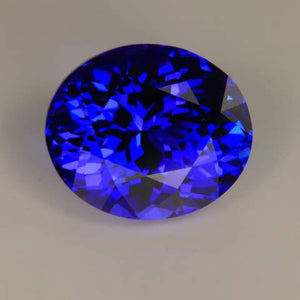 On Hold MB Violet Blue Exceptional Oval Tanzanite 9.64ct