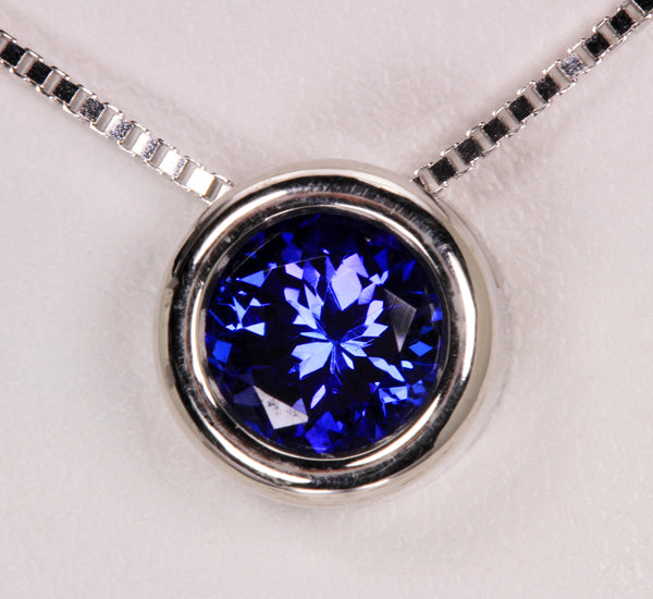 Tanzanite Pendant 1.73 Carat VBV Color