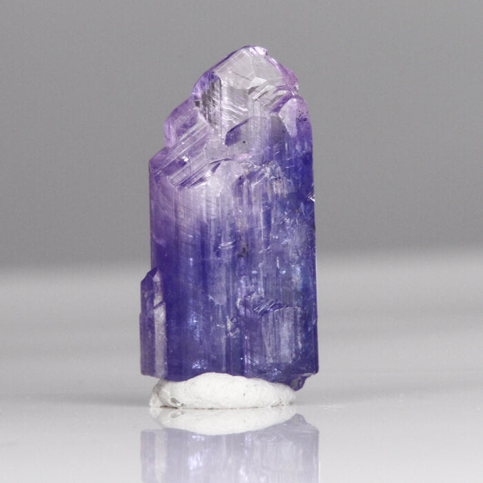 Unheated Bi-Color Multi Terminated Tanzanite Crystal
