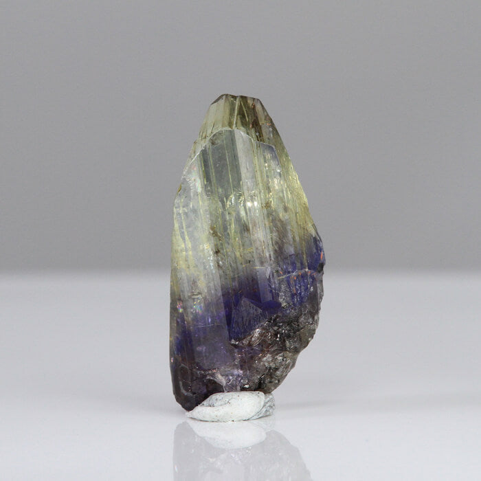 (Hold for JW) 19.51ct Fancy Bi-Color Tanzanite Crystal