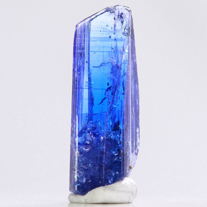 Gemmy blue raw tanzanite crystal