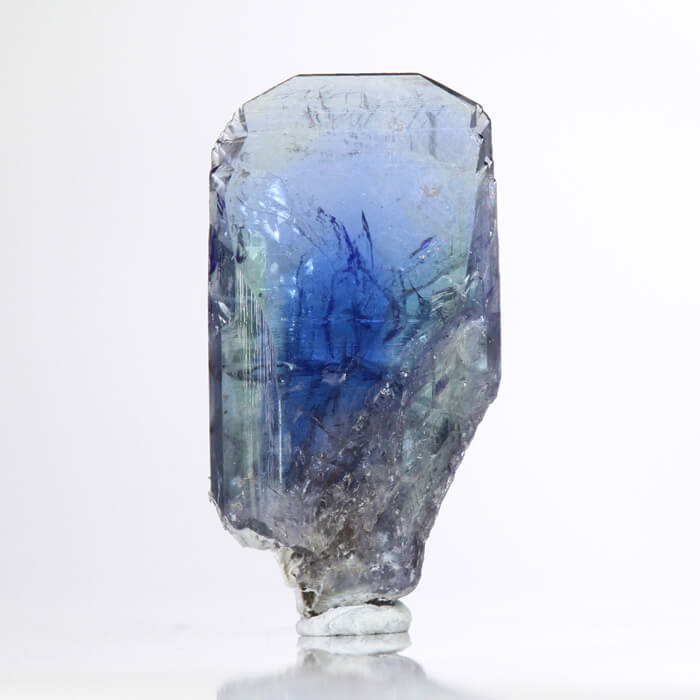 Blue & Yellow Tanzanite Crystal