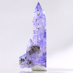 Light violet tanzanite crystal mineral specimen