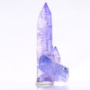 Light violet blue color raw tanzanite crystal Specimen