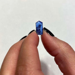 6.77ct Blue Violet Gemmy Tanzanite Crystal