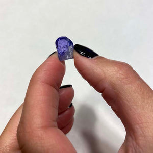7.69ct Violet Blue Raw Tanzanite Crystal