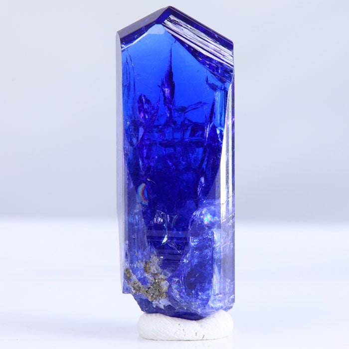 Deep Blue Large Tanzanite Crystal Specimen D Block