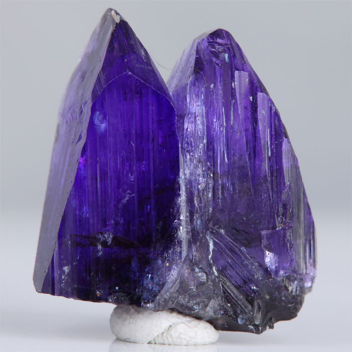 Twin Tanzanite Crystal Mineral Specimen
