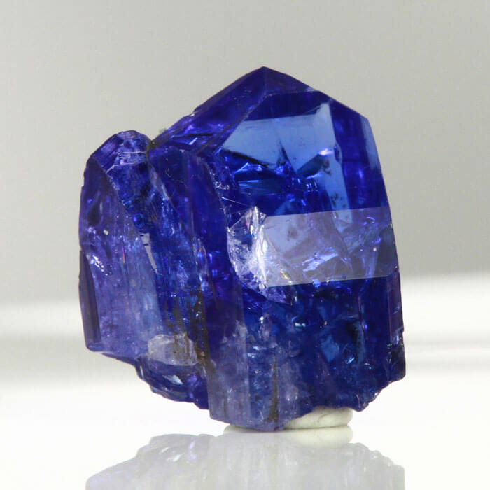 Tanzanite twin crystal blue violet mineral specimen