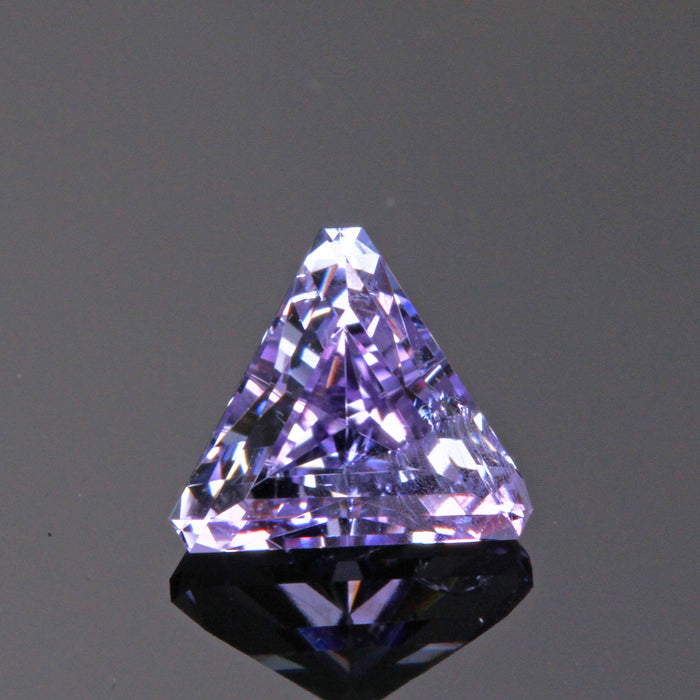 Lavendar PInk Triangle Fancy Tanzanite  Gemstone 1.85 Carats
