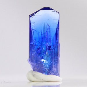 Blue Gemmy Tanzanite Crystal Mineral Specimen