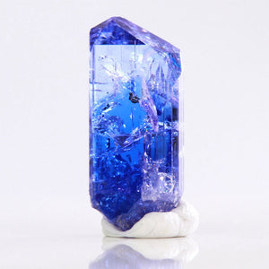 Vibrant Blue Tanzanite Crystal in the raw