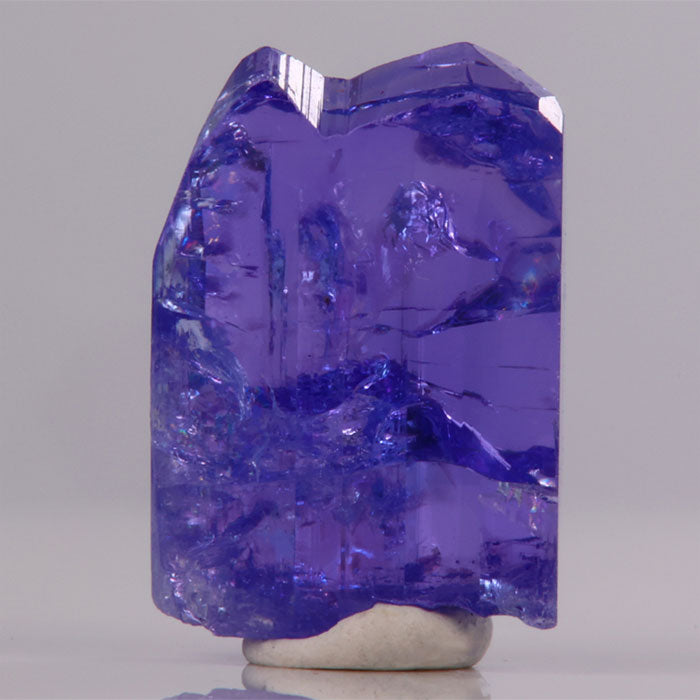 Blocky Purple Tanzanite Crystal Specimen