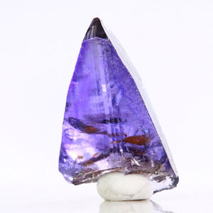 purple raw tanzanite crystal