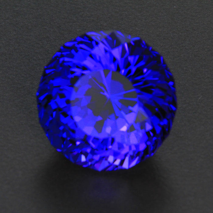 For Elizabeth Tanzanite Near Perfect Portuguese Round 28.51 Carats