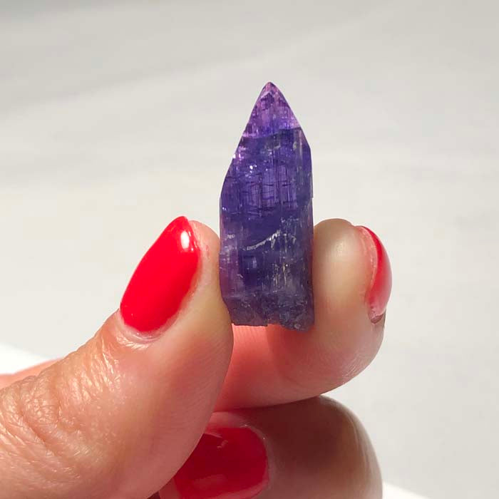 24.92ct Raw Purple Tanzanite Crystal