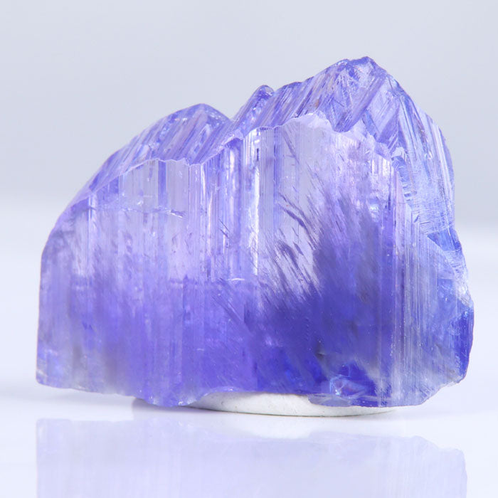 Purple Tanzanite Crystal with unique inclusions