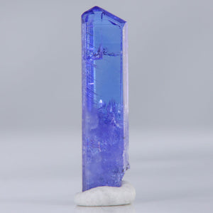 Long tall tanzanite crystal