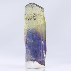 yellow and blue tanzanite crystal specimen