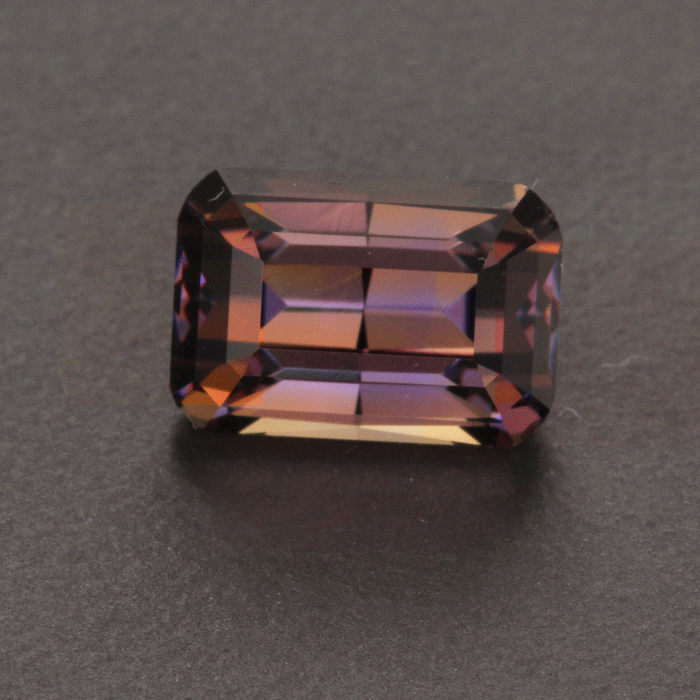 Blue Violet Square Cushion Tanzanite Gemstone 4.74 Carats