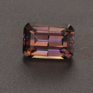 Blue Violet Square Cushion Tanzanite Gemstone 4.74 Carats