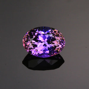 natural untreated oval tanzanite gemstone